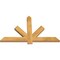 Ekena Millwork Kennewick Rough Sawn Timber Gable Bracket, Western Red Cedar, 48"W x 30"H x 2"D x 4"F, 15/12 Pitch GBW048X30X0204KEN00RWR - alternate 3